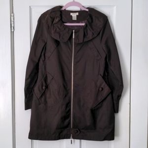 Stylish Dark Brown Coat (like new!)